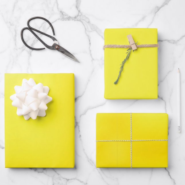 Hoja De Papel De Regalo Silencio Dorado (Anverso)