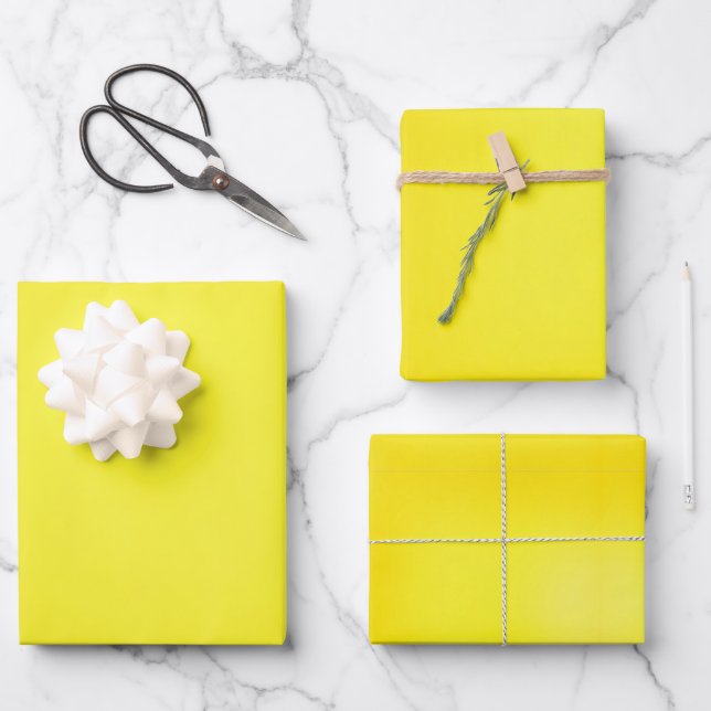 Hoja De Papel De Regalo Silencio Dorado (Anverso)