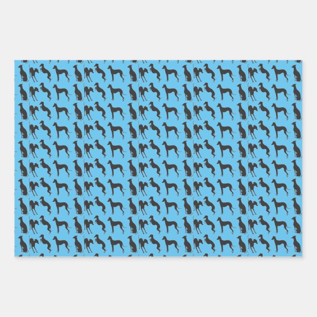 Hoja De Papel De Regalo Silhouettes italiano (Anverso)