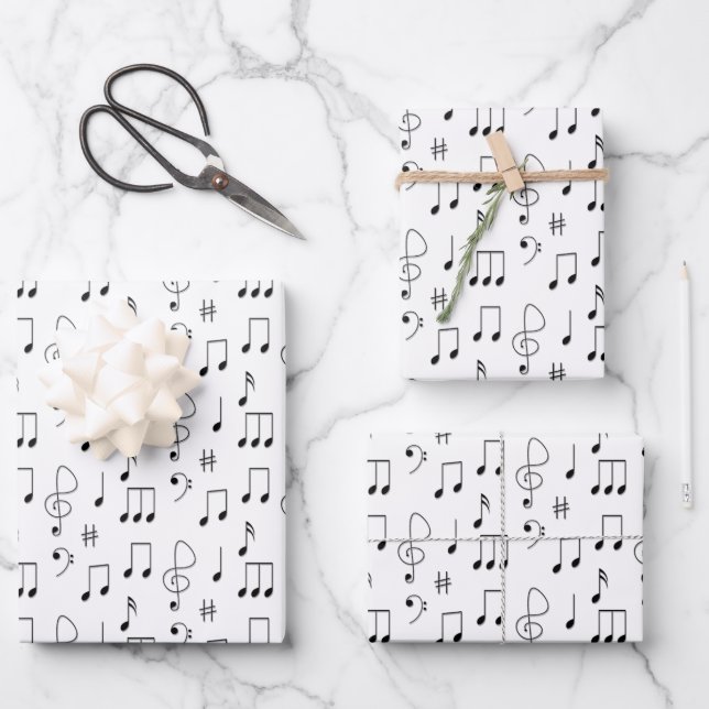 Hoja De Papel De Regalo Simplemente anotado en blanco (Anverso)