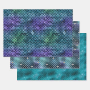 Hoja De Papel De Regalo Sirena oceánica