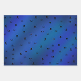 Hoja De Papel De Regalo Skull cadeau papier set