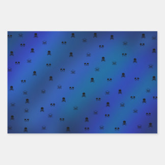 Hoja De Papel De Regalo Skull cadeau papier set