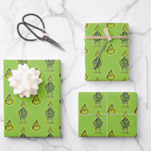Hoja De Papel De Regalo Snarky Grinch Divertidos, simplemente no