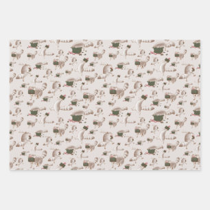 Hoja De Papel De Regalo Sneaky Racoon