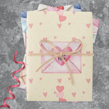 Sobres de San Valentín y Corazones