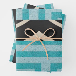 Hoja De Papel De Regalo Sofisticada isla caribeña africana de lujo