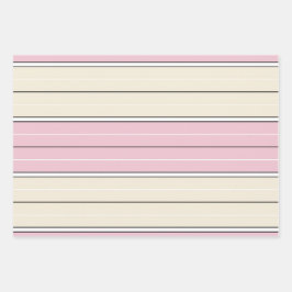 Hoja De Papel De Regalo Soft Color Vertical Stripe Pattern Design