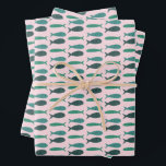 Hoja De Papel De Regalo Soiree costera Tres pescados PERSONALIZADO moderno<br><div class="desc">¡Papel de envoltura personalizado! ¡La mano hizo arte para ti! Perfecto para una ducha de novia en la playa, una fiesta de soltera, una fiesta de compromiso o un cumpleaños. ¡TODO PERSONALIZABLE! ¡GRACIAS POR APOYAR A LOS ARTISTAS INDEPENDIENTES! Todas las obras de arte y los diseños son creados por mí....</div>