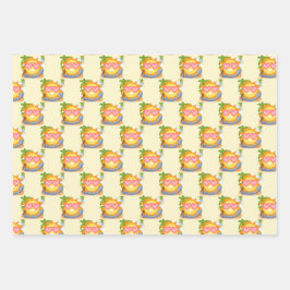 Hoja De Papel De Regalo Sol de vacaciones de verano relajante