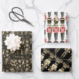 Hoja De Papel De Regalo Soldados de juguetes de Nutcracker Suite Rockeando