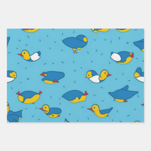 Hoja De Papel De Regalo Solo Ducky (Anverso)