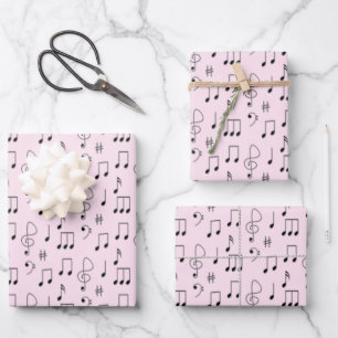 Hoja De Papel De Regalo Solo Notado Rosa