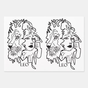 Hoja De Papel De Regalo Soy LEO