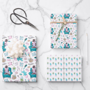 Hoja De Papel De Regalo Spa Day Girlie