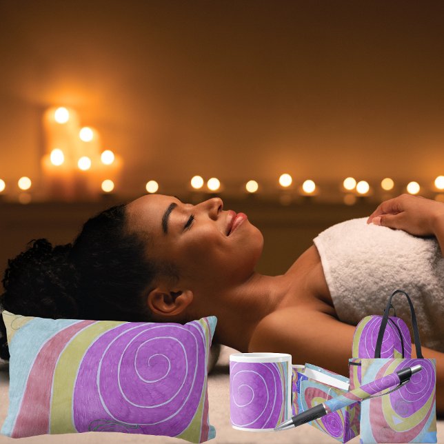 Hoja De Papel De Regalo Spiral (Get the full "Spiral" collection at: https://bit.ly/SmartArtZazzle. )