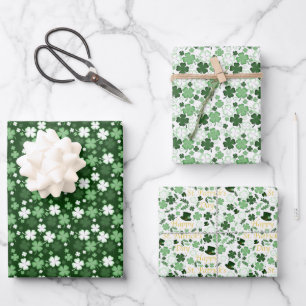 Hoja De Papel De Regalo St. Patrick's Day Shamrock