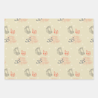 Hoja De Papel De Regalo steenrood abstract