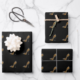 Hoja De Papel De Regalo Stiletto con Vino Espumoso