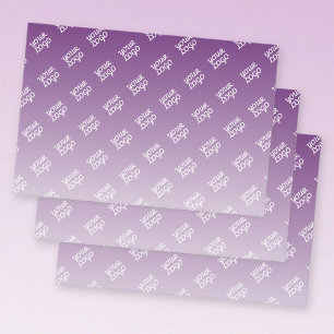 Hoja De Papel De Regalo Su logotipo se coloca automáticamente en mosaico