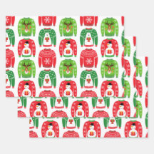 Sudores de Navidad feos sudores oso polar Snowman 