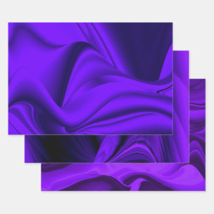 Hoja De Papel De Regalo Sueños del arcoiris de flores moradas