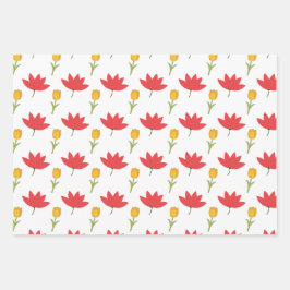 Hoja De Papel De Regalo Summery floral wrapping paper