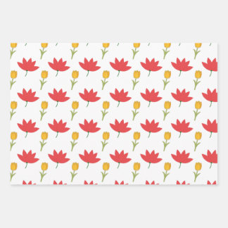 Hoja De Papel De Regalo Summery floral wrapping paper