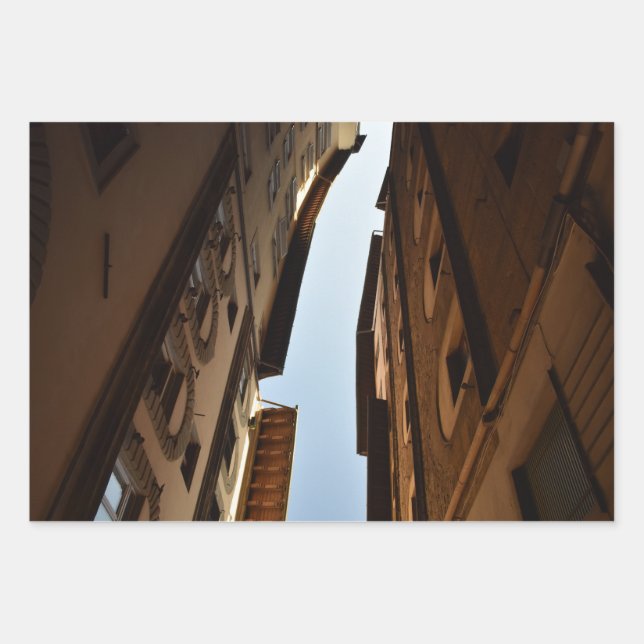 Hoja De Papel De Regalo Sun-kissed Street (Anverso)