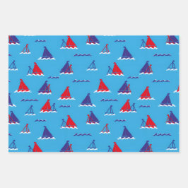 Hoja De Papel De Regalo Sunday Sail Dark