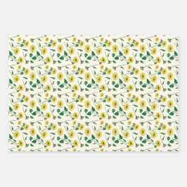 Hoja De Papel De Regalo Sunflower