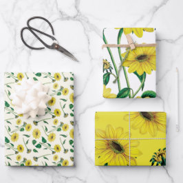 Hoja De Papel De Regalo Sunflower
