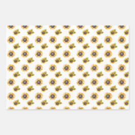 Hoja De Papel De Regalo Sunflower