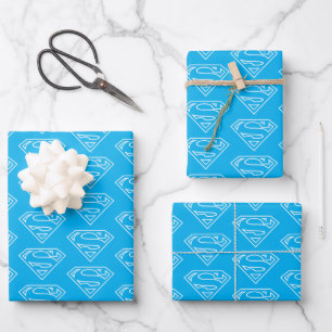 Hoja De Papel De Regalo Supergirl Esquema S-Shield