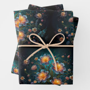 Hoja De Papel De Regalo Susurros en flor