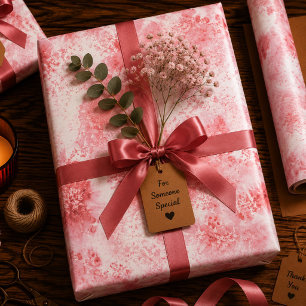 Hoja De Papel De Regalo Susurros Escarlata