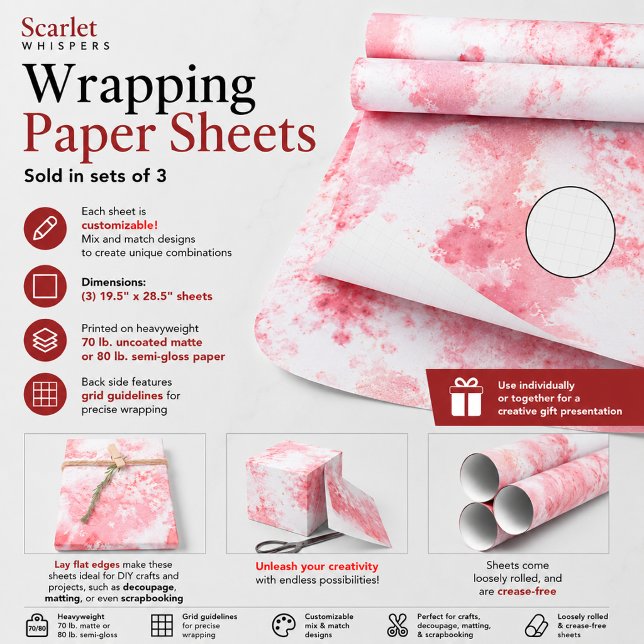 Hoja De Papel De Regalo Susurros Escarlatas (Subido por el creador)