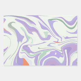 Hoja De Papel De Regalo Swirls Pastel suave