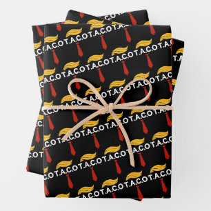 Hoja De Papel De Regalo Taco Trump siempre se desvanece