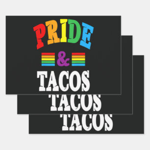 Hoja De Papel De Regalo Tacos Orgullo Lgbt