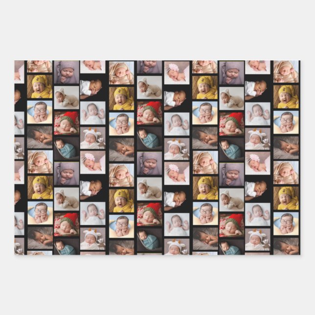 Hoja De Papel De Regalo Tales bebés adorables (Anverso)