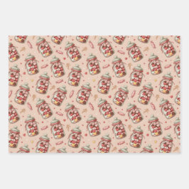 Hoja De Papel De Regalo Tarros de caramelos y dulces