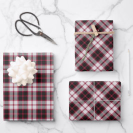 Hoja De Papel De Regalo Tartan de caza del clan MacPherson