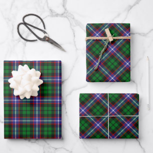 Hoja De Papel De Regalo Tartan del Clan Russell