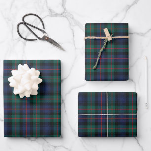 Hoja De Papel De Regalo Tartan Plaid del Clan Escocés Murray de Atholl