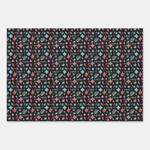 Hoja De Papel De Regalo Tatuajes de la vieja escuela