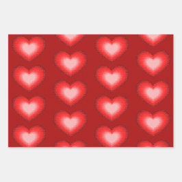 Hoja De Papel De Regalo ¡Te amo con corazones!