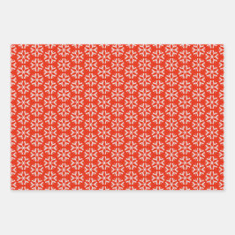 Hoja De Papel De Regalo Te deseo un alegre copo de nieve de vacaciones