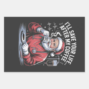 Hoja De Papel De Regalo Te salvaré la vida después de mis Navidades del ca