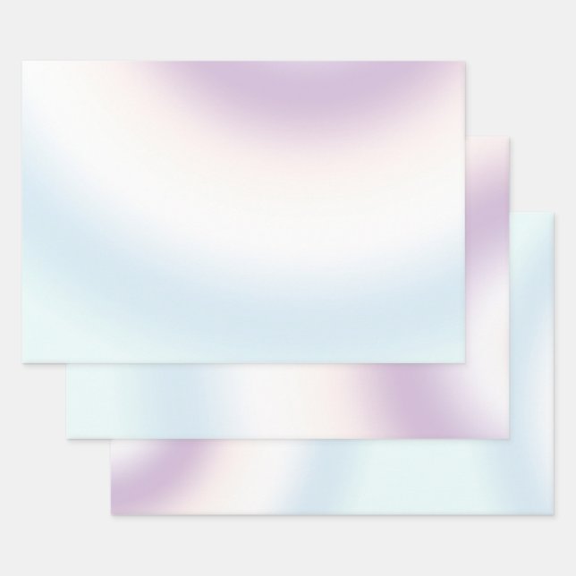 Hoja De Papel De Regalo Tejido azul morado (Set)
